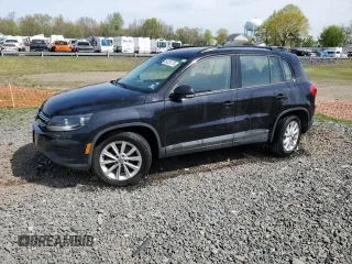 2017 Volkswagen Tiguan S with VIN WVGBV7AX2HK054782, listed as a Copart auction lot 54234175 with 67,044 mi miles and Salvage Title. Bid and sale history available at DreamBid. Image 1.