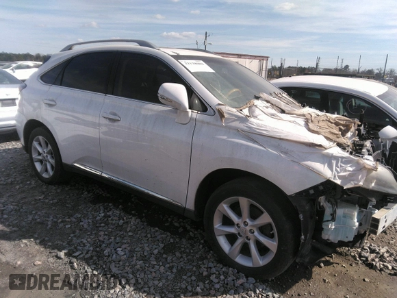 2010 Lexus RX 350 with VIN 2T2ZK1BA0AC027019, listed as a IAAI auction lot 34542729 with 1 mi miles. Bid and sale history available at carsss.com. Image 1.
