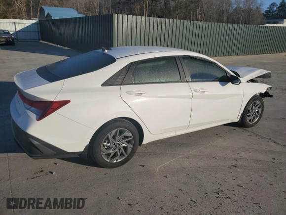 2024 Hyundai Elantra SEL with VIN KMHLM4DG9RU750188, listed as a Copart auction lot 49485825 with 18,836 mi miles and Salvage title. Bid and sale history available at DreamBid. Image 3.