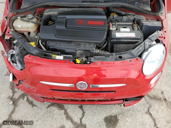 2017 FIAT 500 Pop with VIN 3C3CFFKR0HT697943, listed as a Copart auction lot 45541055 with 98674 miles and Salvage Title. Bid and sale history available at carsss.com. Image 11.