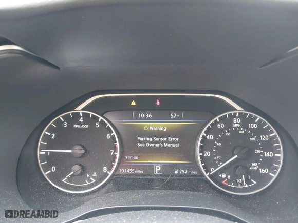 2017 Nissan Maxima Platinum with VIN 1N4AA6AP5HC421258, listed as a IAAI auction lot 41212880 with 101,435 mi miles. Bid and sale history available at carsss.com. Image 7.
