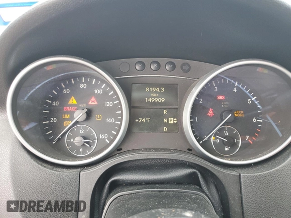 2011 Mercedes-Benz M 350 with VIN 4JGBB8GBXBA641920, listed as a Copart auction lot 56076455 with 149,909 mi miles and Clean Title. Bid and sale history available at DreamBid. Image 9.