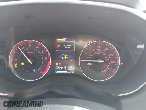 2022 Subaru Impreza Special Sports with VIN 4S3GTAL67N3724575, listed as a IAAI auction lot 42375237 with 21,787 mi miles and . Bid and sale history available at DreamBid. Image 7.