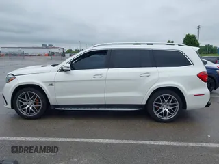 2018 Mercedes-Benz GLS 63 AMG with VIN 4JGDF7FE1JB099084, listed as a IAAI auction lot 42220385 with 97,904 mi miles and . Bid and sale history available at DreamBid. Image 14.
