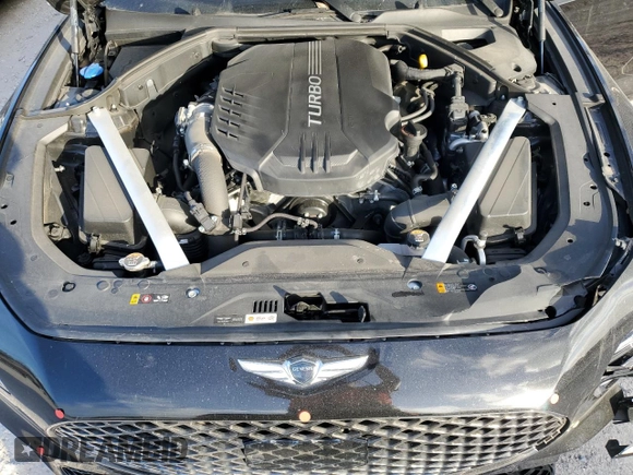 2022 Genesis G70 3.3T z VIN KMTG54TE6NU094854, wystawiony jako Copart lot #80251854 z przebiegiem Nie podano mil oraz Szkoda całkowita • Salvage title. Historia ofert i sprzedaży dostępna na DreamBid. Obrazek 11.