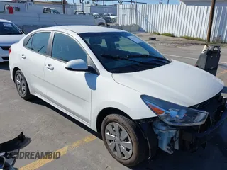2020 Kia Rio LX with VIN 3KPA24AD1LE313500, listed as a IAAI auction lot 41817243 with 52,651 mi miles and . Bid and sale history available at DreamBid. Image 1.