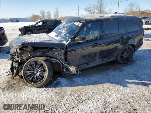 2022 Land Rover Range Rover Westminster with VIN SALGS2RU3NA470981, listed as a Copart auction lot 41821835 with 61,431 mi miles and Salvage Title. Bid and sale history available at carsss.com. Image 1.