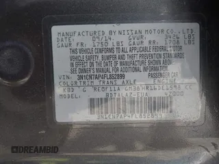 2015 Nissan Versa SV с VIN 3N1CN7AP4FL852899, выставлен на аукционе IAAI как лот 42496924 с пробегом 218 261 миль миль и . История ставок и продаж доступна на DreamBid. Изображение 9.