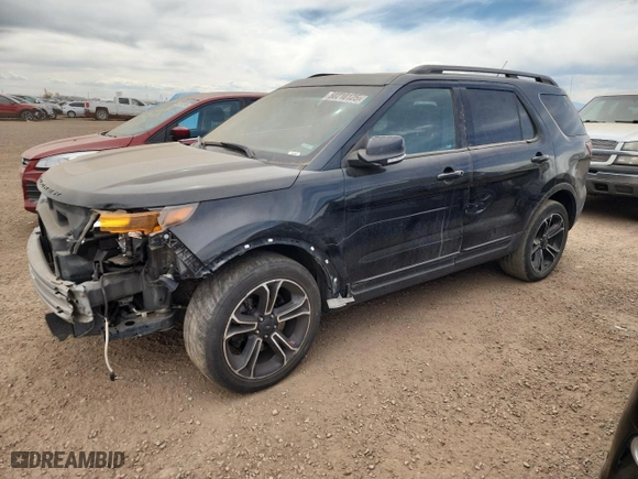 2015 Ford Explorer Sport with VIN 1FM5K8GT3FGC05368, listed as a Copart auction lot 50210125 with 147,485 mi miles and Salvage Title. Bid and sale history available at carsss.com. Image 1.