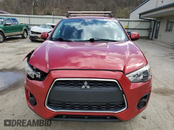 2015 Mitsubishi Outlander Sport 2.4 ES with VIN 4A4AR3AW3FE050829, listed as a Copart auction lot 52123555 with 98,945 mi miles and Salvage Title. Bid and sale history available at carsss.com. Image 5.