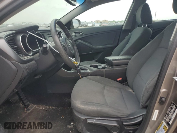 2015 Kia Optima LX with VIN 5XXGM4A72FG382898, listed as a Copart auction lot 50530555 with 105,334 mi miles and Salvage Title. Bid and sale history available at DreamBid. Image 7.