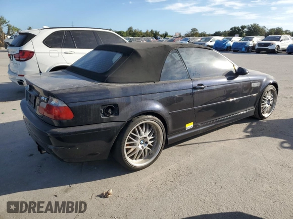 2002 BMW 3 Series M3 with VIN WBSBR93472EX22503, listed as a Copart auction lot 76178604 with 182,982 mi miles and Non Repairable. Bid and sale history available at carsss.com. Image 3.