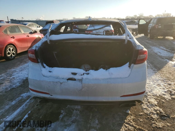 2017 Hyundai Sonata Sport with VIN 5NPE34AF2HH454384, listed as a Copart auction lot 44811395 with Not Provided miles and Non Repairable. Bid and sale history available at DreamBid. Image 6.