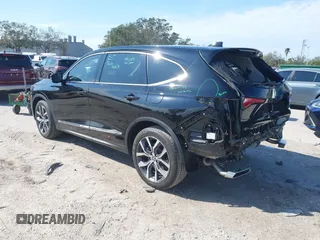 2023 Acura MDX w/Technology Package with VIN 5J8YD9H46PL001876, listed as a IAAI auction lot 41309678 with 39,596 mi miles. Bid and sale history available at carsss.com. Image 3.