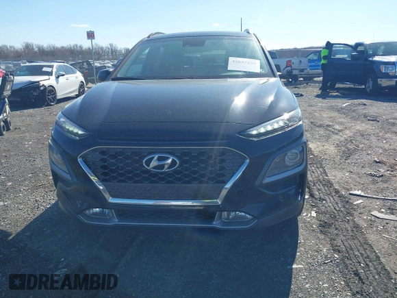 2020 Hyundai Kona Limited with VIN KM8K33A50LU466077, listed as a IAAI auction lot 41645256 with 73,305 mi miles. Bid and sale history available at carsss.com. Image 12.