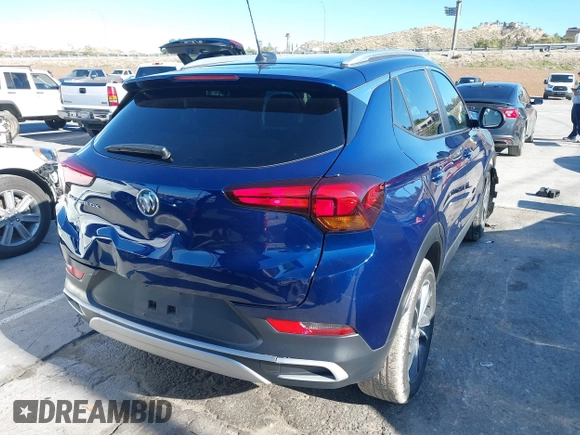 2023 Buick Encore GX Select with VIN KL4MMDS26PB126674, listed as a IAAI auction lot 41818871 with 25,001 mi miles and . Bid and sale history available at DreamBid. Image 4.