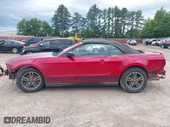 2012 Ford Mustang V6 with VIN 1ZVBP8EM5C5286673, listed as a IAAI auction lot 42172106 with 207,627 mi miles and . Bid and sale history available at DreamBid. Image 15.