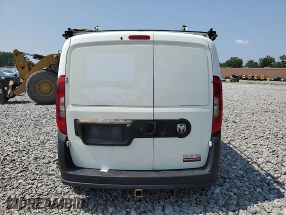 2018 Ram ProMaster City Cargo Tradesman with VIN ZFBERFAB3J6L44826, listed as a Copart auction lot 66806324 with 184,717 mi miles and Clean Title. Bid and sale history available at DreamBid. Image 6.