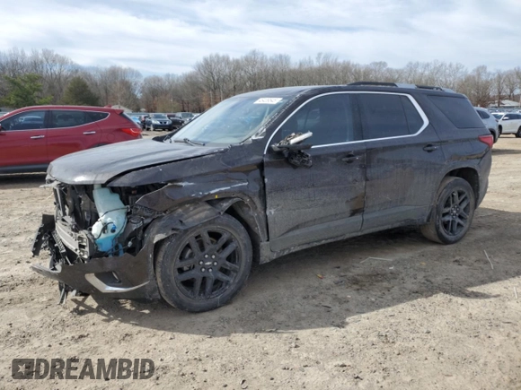2018 Chevrolet Traverse LT Cloth z VIN 1GNERGKW6JJ265546, wystawiony jako Copart lot #46409545 z przebiegiem 116 079 mil mil oraz Szkoda całkowita • Salvage title. Historia ofert i sprzedaży dostępna na DreamBid. Obrazek 1.