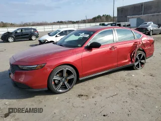 2024 Honda Accord Sport с VIN 1HGCY2F58RA076014, выставлен на аукционе Copart как лот 49226635 с пробегом 52 162 миль миль и Списание • Salvage title. История ставок и продаж доступна на DreamBid. Изображение 1.