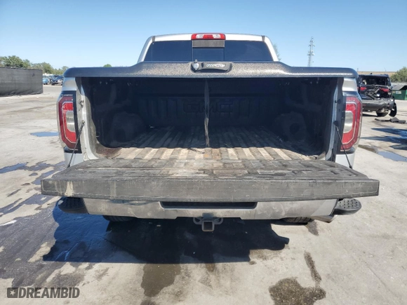 2017 GMC Sierra 1500 SLT with VIN 3GTU2NEC4HG474083, listed as a Copart auction lot 48921515 with 0 mi miles and Salvage Title. Bid and sale history available at carsss.com. Image 6.