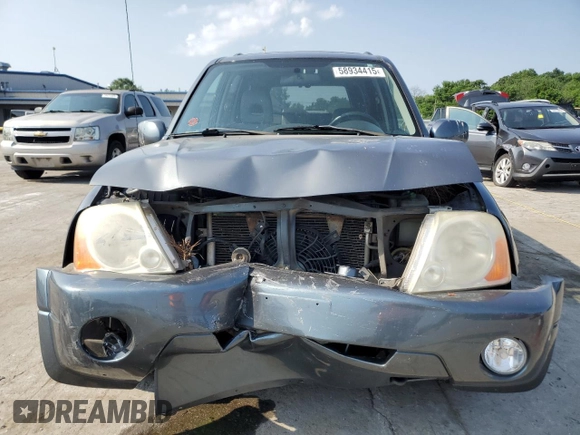 2004 Suzuki XL7 LX with VIN JS3TX92V844109991, listed as a Copart auction lot 58934415 with 205,951 mi miles and Salvage title. Bid and sale history available at DreamBid. Image 5.