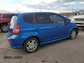 2007 Honda Fit Sport z VIN JHMGD38697S018037, wystawiony jako Copart lot #80060584 z przebiegiem 69 958 mil mil oraz Szkoda całkowita • Salvage title. Historia ofert i sprzedaży dostępna na DreamBid. Obrazek 3.