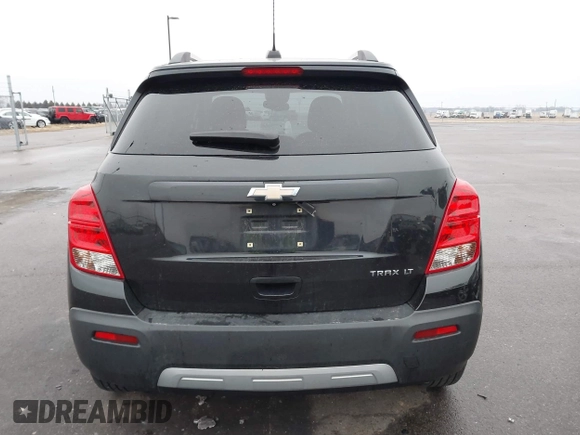 2015 Chevrolet Trax LT with VIN KL7CJLSBXFB057679, listed as a IAAI auction lot 41716489 with 97,468 mi miles. Bid and sale history available at carsss.com. Image 16.