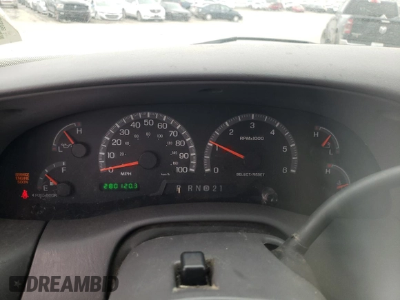 2001 Ford F-150 XL with VIN 1FTZX17281NB16955, listed as a Copart auction lot 47743395 with 280,120 mi miles and Salvage title. Bid and sale history available at DreamBid. Image 9.