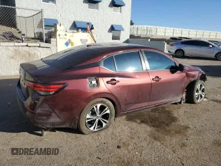 2020 Nissan Sentra SV with VIN 3N1AB8CV3LY278876, listed as a Copart auction lot 45994655 with 74,645 mi miles and Salvage Title. Bid and sale history available at carsss.com. Image 3.