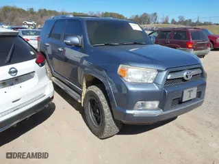 2012 Toyota 4Runner SR5 with VIN JTEBU5JR7C5103409, listed as a IAAI auction lot 41692575 with 129,523 mi miles. Bid and sale history available at carsss.com. Image 1.