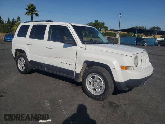 2014 Jeep Patriot Sport with VIN 1C4NJPBA1ED545853, listed as a Copart auction lot 64324345 with 189,302 mi miles and Salvage title. Bid and sale history available at DreamBid. Image 4.