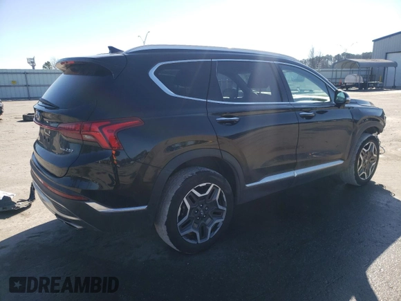 2022 Hyundai Santa Fe Limited with VIN 5NMS4DAL4NH477809, listed as a Copart auction lot 42377905 with 24,292 mi miles and Salvage Title. Bid and sale history available at carsss.com. Image 3.