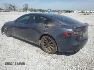 2016 Tesla Model S 90D with VIN 5YJSA1E27GF171698, listed as a Copart auction lot 49176205 with 107,913 mi miles and Salvage Title. Bid and sale history available at DreamBid. Image 2.