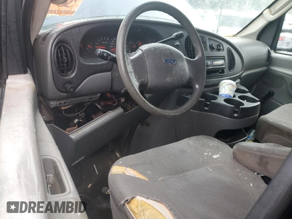 2007 Ford Econoline Cargo Commercial with VIN 1FTNE24W77DA06527, listed as a Copart auction lot 85637994 with 229,623 mi miles and Salvage title. Bid and sale history available at DreamBid. Image 8.