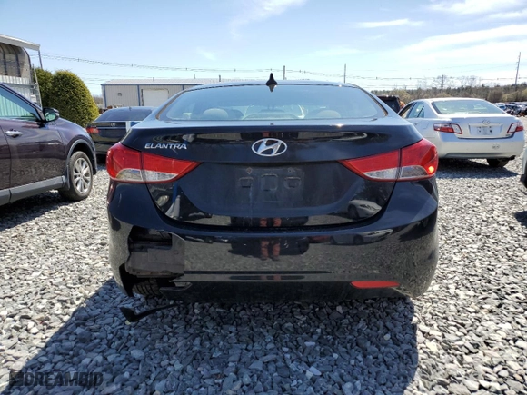 2012 Hyundai Elantra GLS PZEV with VIN 5NPDH4AE5CH129791, listed as a Copart auction lot 53077695 with 143,711 mi miles and Clean Title. Bid and sale history available at carsss.com. Image 6.