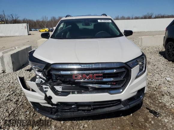 2024 GMC Terrain AT4 with VIN 3GKALYEGXRL393090, listed as a Copart auction lot 48188205 with 6,249 mi miles and Salvage Title. Bid and sale history available at DreamBid. Image 5.