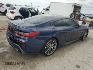 2019 BMW 8 Series M850i xDrive with VIN WBABC4C52KBU96213, listed as a Copart auction lot 76361744 with 25,219 mi miles and Non Repairable. Bid and sale history available at DreamBid. Image 3.