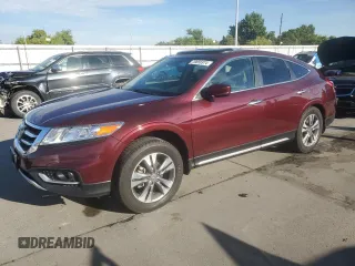 2015 Honda Crosstour EX-L with VIN 5J6TF2H54FL003721, listed as a Copart auction lot 70856974 with 117,389 mi miles and Salvage Title. Bid and sale history available at carsss.com. Image 1.