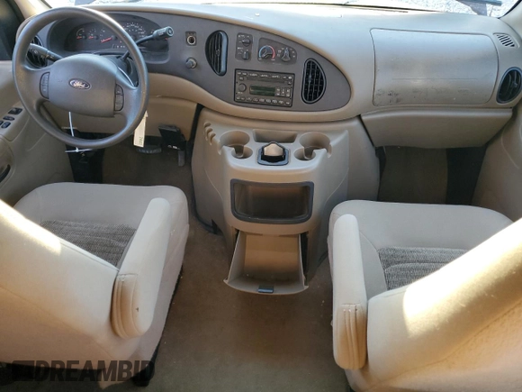 2005 Ford Econoline Passenger XL with VIN 1FBNE31LX5HB07328, listed as a Copart auction lot 80630434 with 173,474 mi miles and Salvage Title. Bid and sale history available at carsss.com. Image 8.