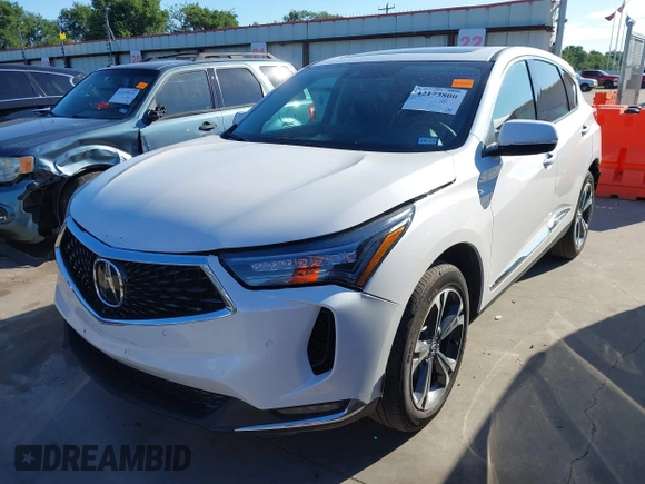 2024 Acura RDX Advance with VIN 5J8TC2H74RL001800, listed as a IAAI auction lot 42173800 with 6,676 mi miles and . Bid and sale history available at DreamBid. Image 2.