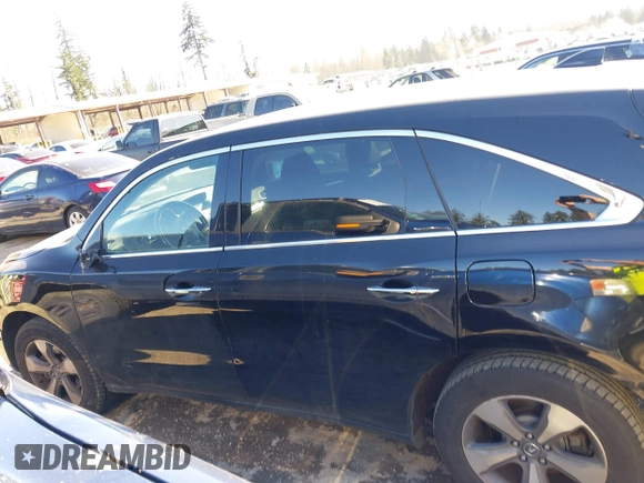 2016 Acura MDX with VIN 5FRYD3H25GB014565, listed as a IAAI auction lot 41678737 with 101,682 mi miles. Bid and sale history available at carsss.com. Image 15.