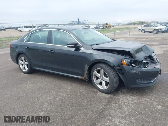 2013 Volkswagen Passat SE with VIN 1VWBP7A31DC017929, listed as a IAAI auction lot 42174320 with 169,596 mi miles and . Bid and sale history available at DreamBid. Image 1.