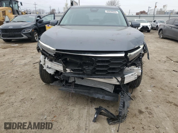 2025 Honda CR-V EX-L with VIN 7FARS4H75SE008095, listed as a Copart auction lot 42639555 with 9,309 mi miles and Salvage Title. Bid and sale history available at DreamBid. Image 5.