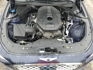 2019 Genesis G70 2.0T Advanced with VIN KMTG64LAXKU020441, listed as a Copart auction lot 75075854 with 49,106 mi miles and Non Repairable. Bid and sale history available at carsss.com. Image 11.