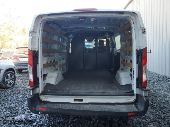 2021 Ford Transit Cargo Van with VIN 1FTBR1Y83MKA70780, listed as a Copart auction lot 77207664 with 0 mi miles and Clean Title. Bid and sale history available at carsss.com. Image 6.