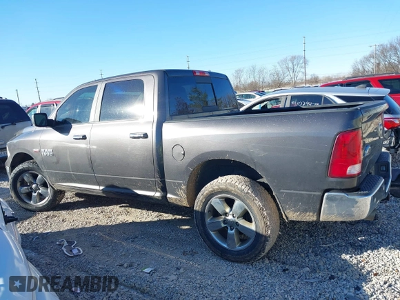 2017 Ram 1500 Big Horn with VIN 3C6RR7LT6HG665625, listed as a IAAI auction lot 41021419 with 163,909 mi miles. Bid and sale history available at carsss.com. Image 14.