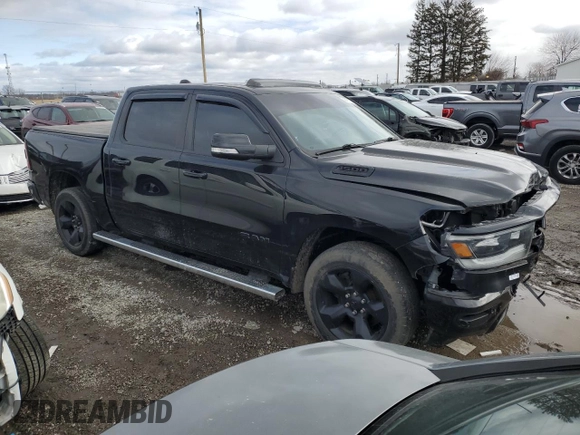 2019 Ram 1500 Big Horn/Lone Star with VIN 1C6SRFFT8KN710666, listed as a Copart auction lot 46471225 with 71,171 mi miles and Non Repairable. Bid and sale history available at carsss.com. Image 4.