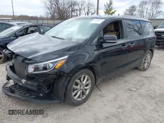 2019 Kia Sedona EX with VIN KNDMB5C13K6534221, listed as a IAAI auction lot 41880056 with 140,726 mi miles. Bid and sale history available at carsss.com. Image 17.