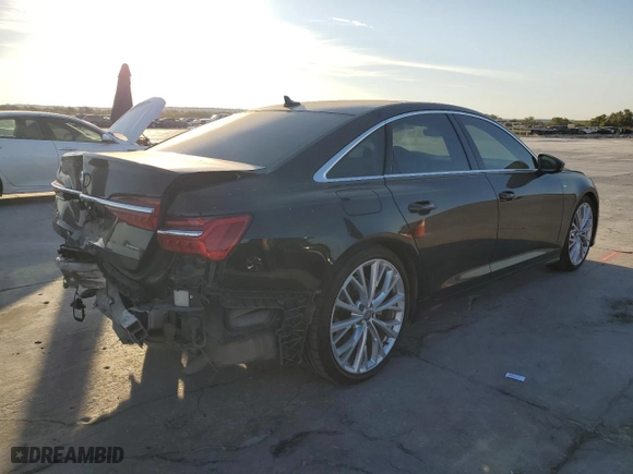 2019 Audi A6 Prestige with VIN WAUM2AF25KN046145, listed as a Copart auction lot 77636554 with 101767 miles and Salvage Title. Bid and sale history available at carsss.com. Image 3.